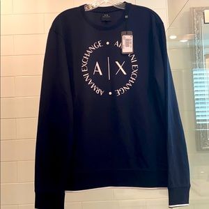 Black Armani LS lightweight sweater/ Sweatshirt